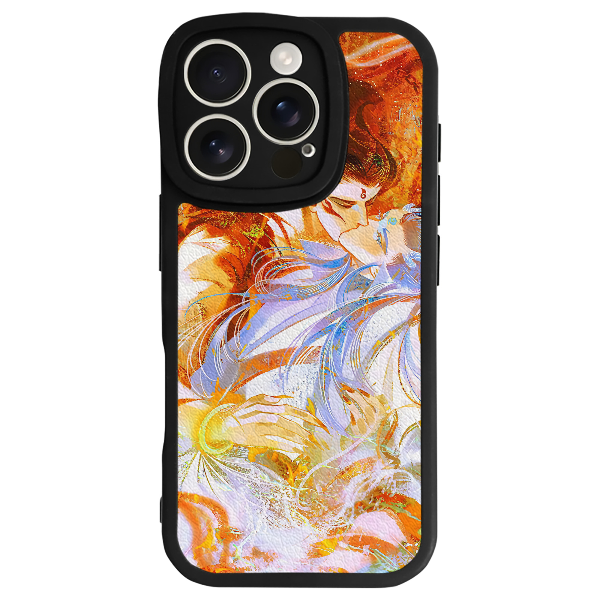 （画像用） Ne Zha 2 ナタ 魔童の大暴れ 【iPhone 16シリーズ対応】シリコンスマホケース（レザー調） 材質：シリコン